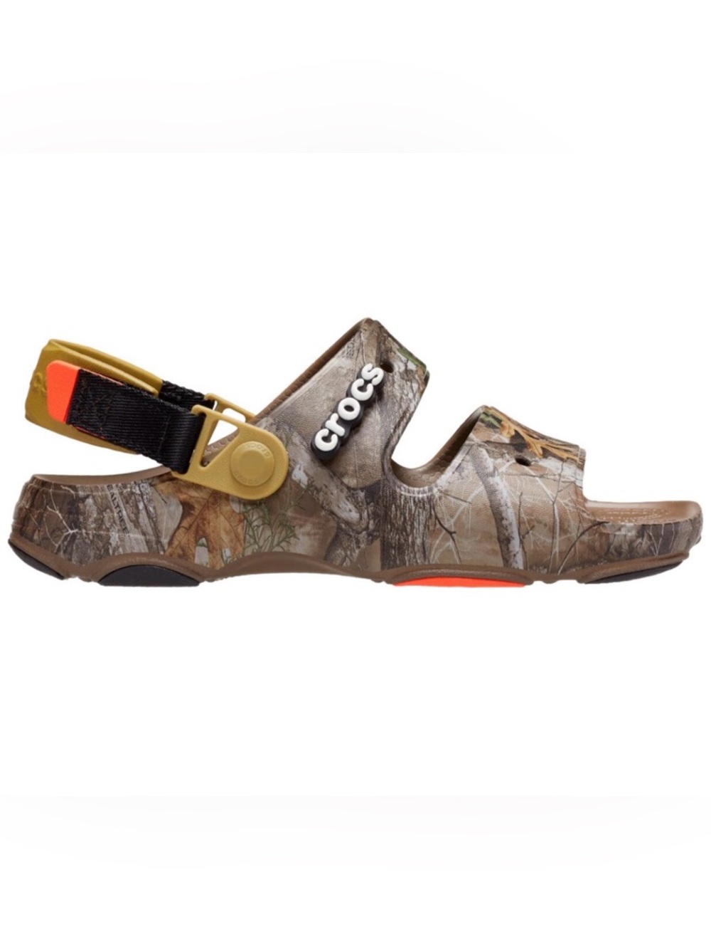 New Crocs Camo All Terrain Realtree Edge Sandal Size Men's 8 Women's 10